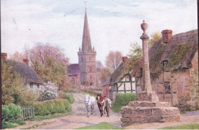Childs Wickham, Nr Evesham, Worcester, from The Cottages and the Village Life of Rural England published by Dent & Sons Limited, 1912 by Alfred Robert Quinton